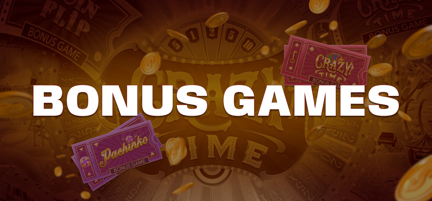 Crazy Time bonus games 
