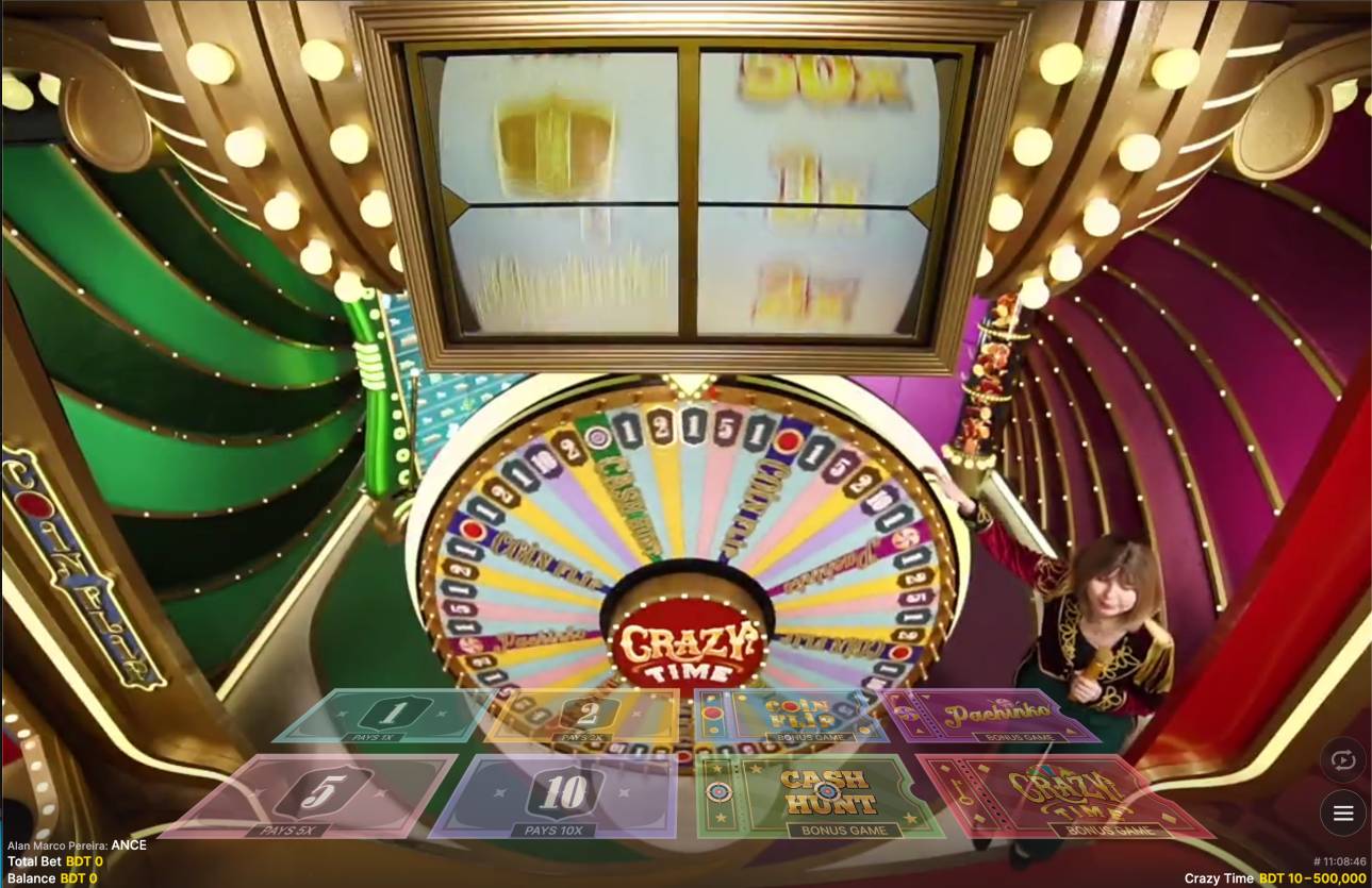 screen 2 of crazy time