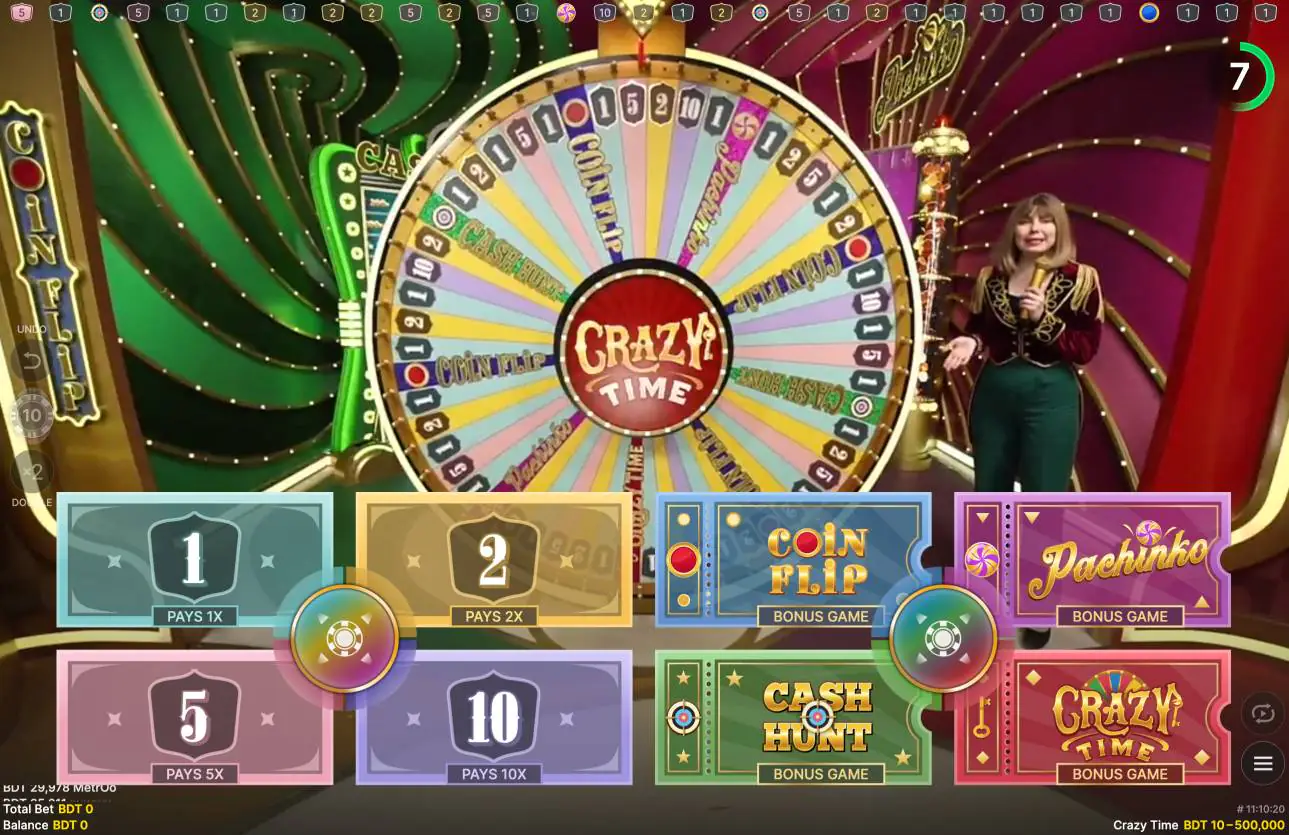 screen 4 of crazy time