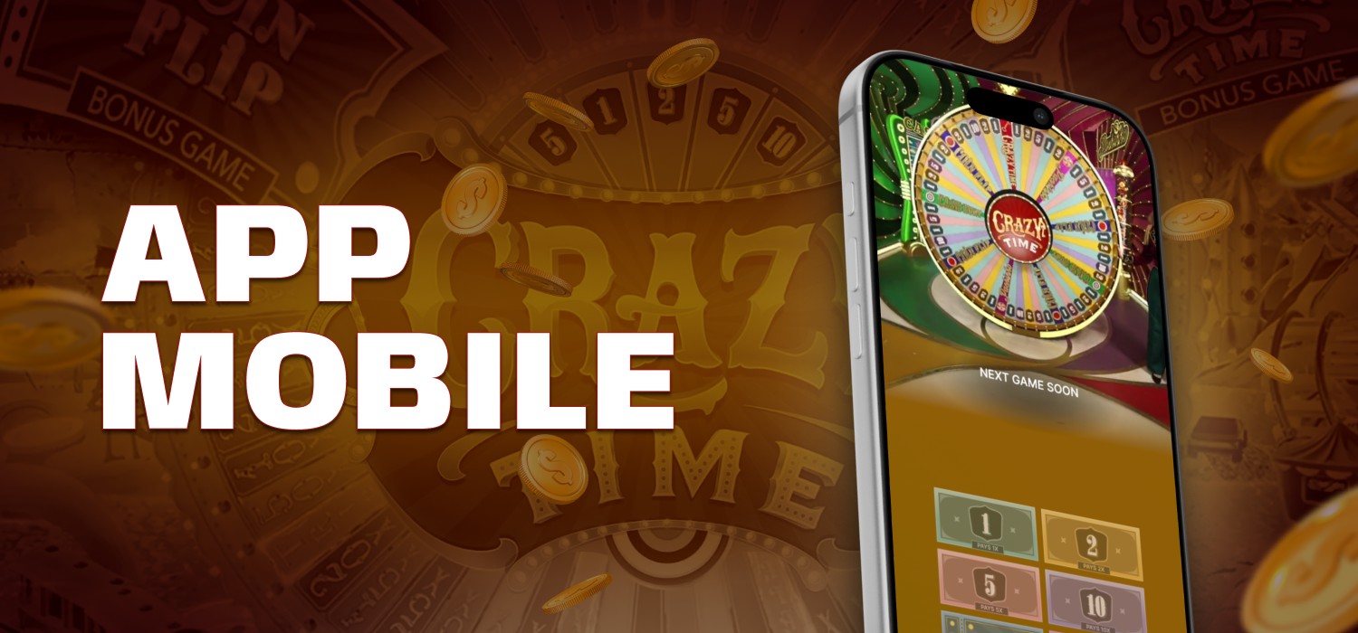 app mobile per Crazy Time