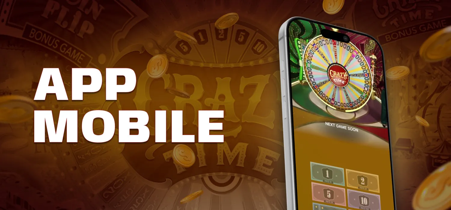 app mobile per Crazy Time